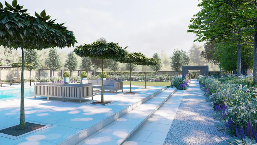 garden design render 2