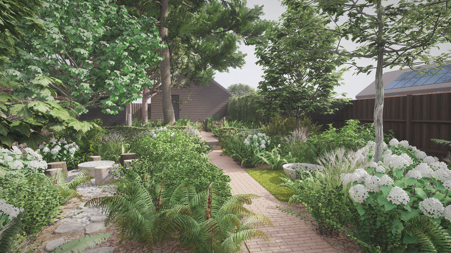 garden design render 96