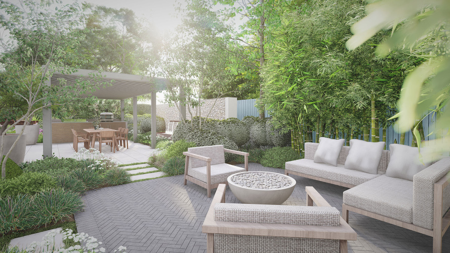 garden design render 92